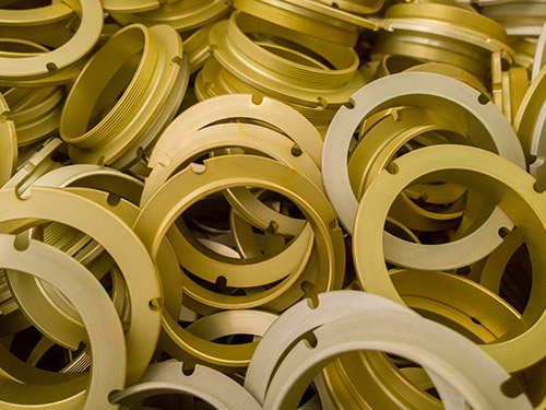 Anodisierte Werkstücke