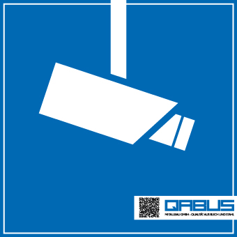 Hinweisschild Videoüberwachung, QABUS Metallbau GmbH