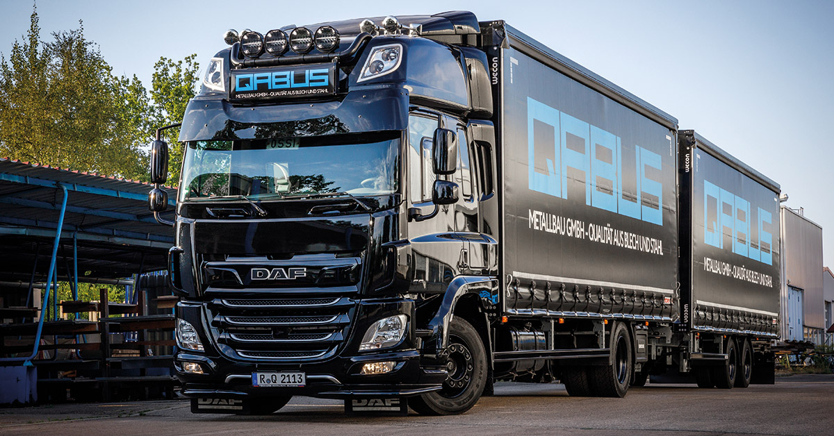 LKW aus dem Fuhrpark von QABUS