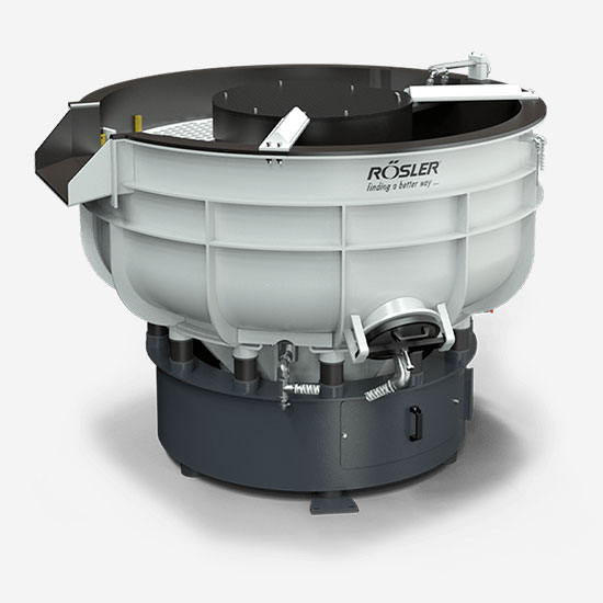 Gleitschliff / Rundvibrator Gleitschliff-Anlage von Rössler bei QABUS Metallbau