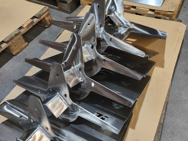 Metallbau, Blechtechnik, Komplexes Verbindungsteil Metallbau, Blechtechnik, Komplexes Verbindungsteil