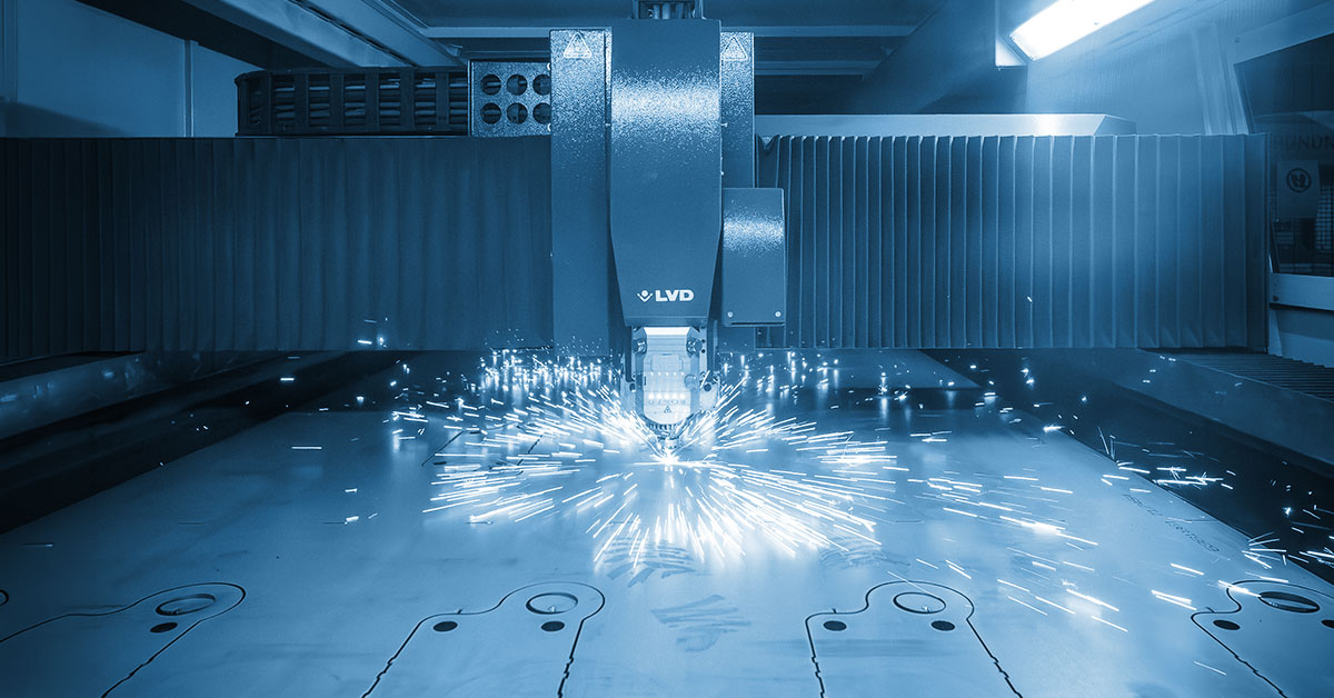 Blechteile in Regensburg online bestellen LVD Laser schneidet Blech bei QABUS Metallbau in Regenstauf